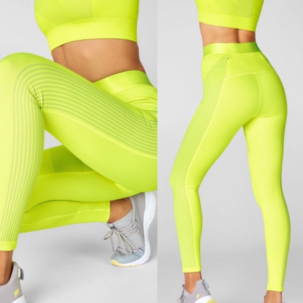 FABLETICS Neon Ultra High-Rise Rib Leggings